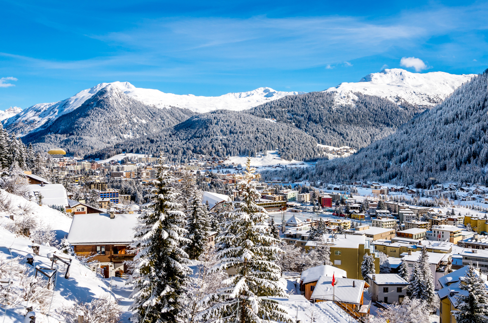 Zima w Davos